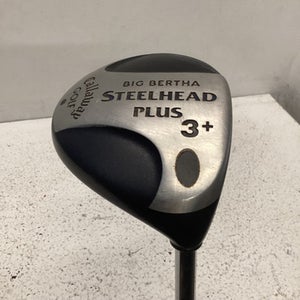Used Callaway BIG BERTHA STEELHEAD PLUS Mens Fairway Wood RH 3 Wood 11443-S000195122