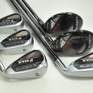 Cobra F-Max Superlite Combo 5-6H, 7-PW Iron Set Senior Flex RH Graphite # 198000