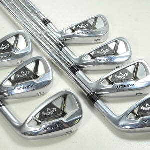 Callaway Apex 21 5-PW,AW Iron Set Stiff Flex Right Elevate 95g Steel # 198040