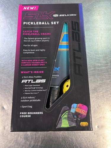 New ATLAS PICKELBALL SET 11868-SLKATLASET