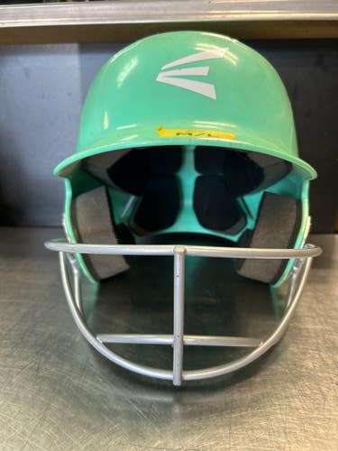 Used Easton ALPHA HELMET Batting Helmet w/Mask Teal M/L 11868-S000063458