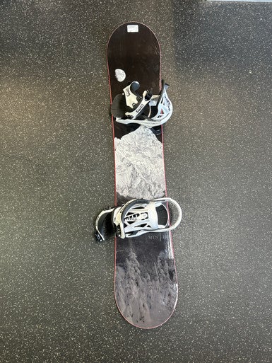 Used SYSTEM MTN Mens Board/Bindings Black 145 cm 11868-S000063454