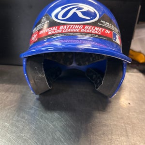 Used Rawlings MLTBH-R1 Batting Helmet No Mask Royal Blue SM 11868-S000062421