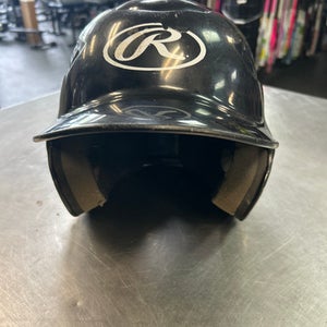 Used Rawlings RCFH Batting Helmet No Mask Black MD 11868-S000062401