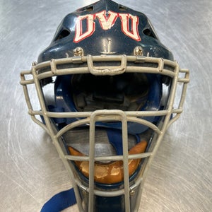 Used Louisville Slugger HELMET Catchers Helmet w/Mask Navy Blue MD 11868-S000062328