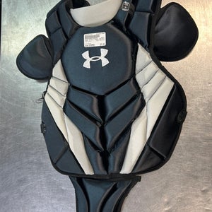 Used Under Armour CHEST PROTECTOR Catchers Chest Protector Black Intermed 11868-S000062319