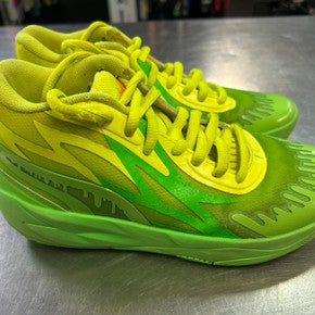 Used Puma Basketball Shoes Y Yellow Junior 04.5 11868-S000062271