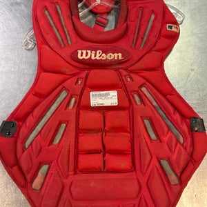 Used Wilson CHEST PROTECTOR Catchers Chest Protector Red Intermed 11868-S000059189