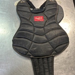 Used Rawlings CHEST PROTECTOR Catchers Chest Protector Black Youth 11868-S000058164