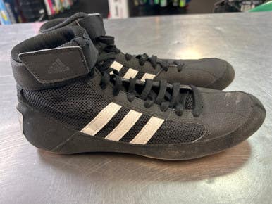 Used Adidas Wrestling Shoes Black Senior 9.5 11868-S000063299