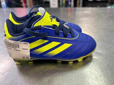 Used Adidas Soccer Cleats Royal Blue Youth 09.0 11868-S000063235