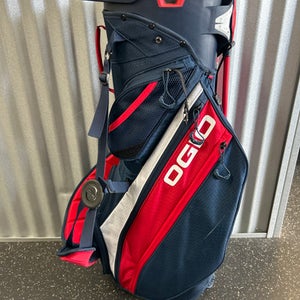 Used Ogio SILENCER STAND BAG Mens Stand Bag Navy Blue 11868-S000063215