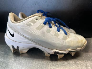 Used Nike VAPOR BB/SB Cleats White Youth 13.0 11868-S000063198