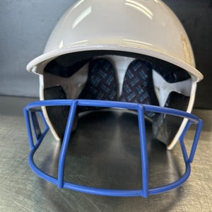Used Champro HELMET Batting Helmet w/Mask White LG 11868-S000063180