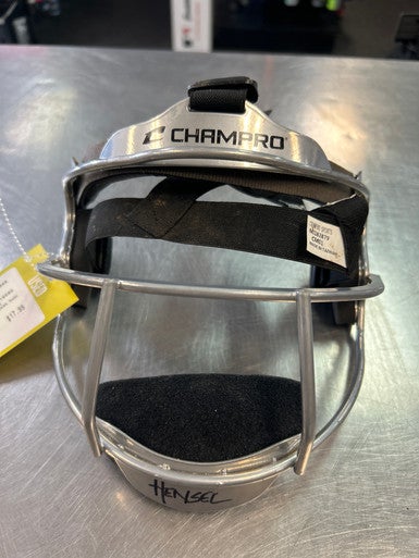Used Champro FIELDERS MASK BB/SB Fielders Mask Grey SM 11868-S000063176