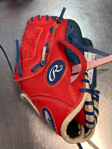 Used Rawlings PL90SN BB/SB Glove RH Throw Red 9" 11868-S000063105