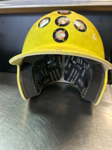 Used Champro HELMET Batting Helmet No Mask Yellow SM 11868-S000063094