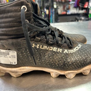 Used Under Armour Adult FB Cleats Black Senior 9 11868-S000061890