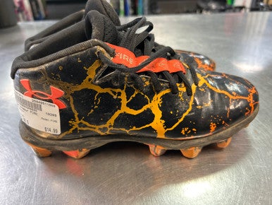 Used Under Armour FIRE BB/SB Cleats Black Junior 05.5 11868-S000061819