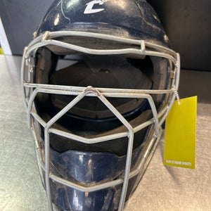Used Champro CATCHERS MASK Catchers Helmet w/Mask Navy Blue LG 11868-S000061762