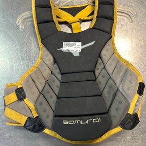 Used Mizuno SAMURAI Catchers Chest Protector Black Adult 11868-S000058984