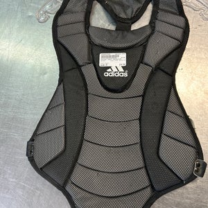 Used Adidas CHEST PROTECTOR Catchers Chest Protector Black Junior 11868-S000057698