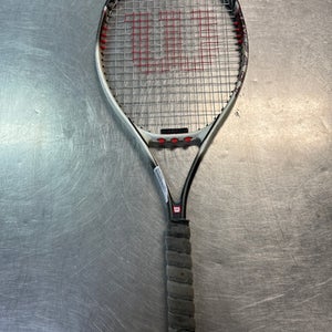 Used Wilson POWER BRIDGE Adult Tennis Racquet White 4 3/8" 11868-S000057593