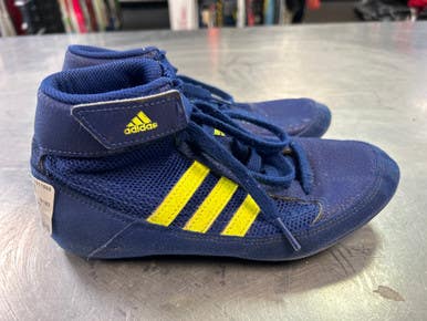 Used Adidas Wrestling Shoes Navy Blue Junior 03 11868-S000061441