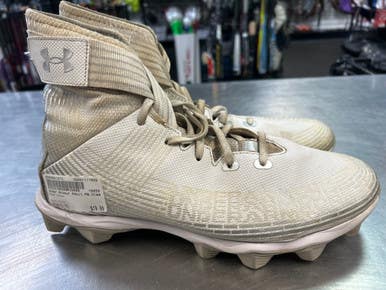 Used Under Armour Adult FB Cleats White Senior 12 11868-S000061273