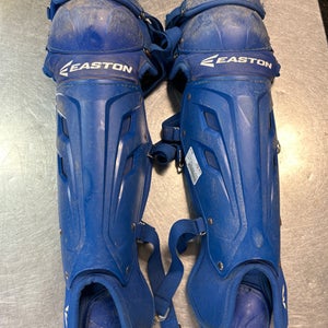 Used Easton GAMETIME SG Catchers Leg Guards Royal Blue Adult 11868-S000060207