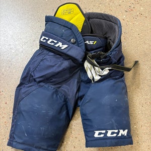 Blue Junior Large CCM Super Tacks AS1 Hockey Pants (Used)