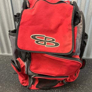 Used BoomBah BATPACK BB/SB Player Backpack Red 11868-S000063070