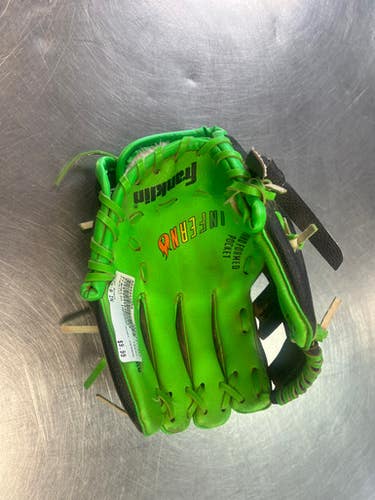 Used Franklin INFERNO BB/SB Glove RH Throw Black 9" 11868-S000063030