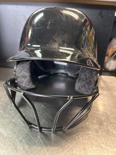 Used Evoshield HELMET Batting Helmet w/Mask Black LG 11868-S000062911