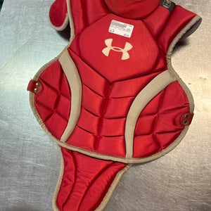 Used Under Armour VICTORY SERIES Catchers Chest Protector Red Junior 11868-S000061015