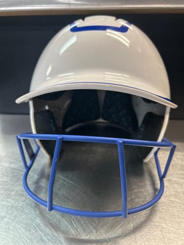 Used Champro HXS Batting Helmet w/Mask White MD 11868-S000060971