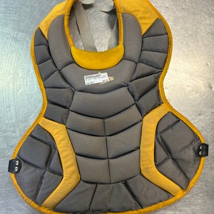 Used All-Star CHEST PROTECTOR Catchers Chest Protector Grey Adult 11868-S000062752