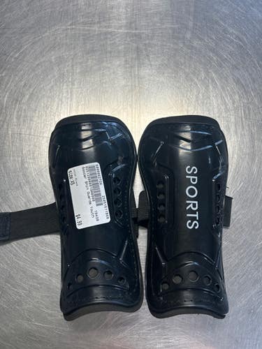 Used Soccer Shin Guards Youth Black XS 11868-S000062726