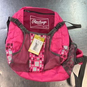 Used Rawlings BACK PACK BB/SB Player Backpack Pink 11868-S000062547