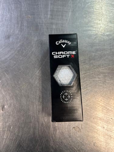 Used Callaway CHROME SOFT 3 Ball - Golf Ball Sleeve 11868-S000059963