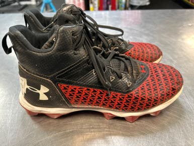 Used Under Armour Adult FB Cleats Red Senior 8.5 11868-S000059796