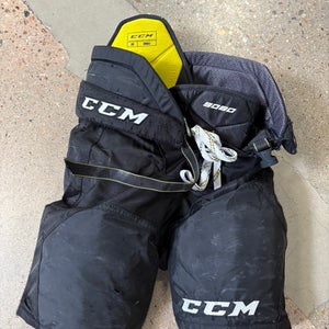 Black Senior Small CCM Tacks 9080 Hockey Pants (Used)