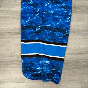 Lightly Used Water Blue Large Senior  Socks Pro Stock (Used)