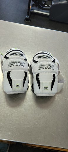 Used STX CELL V Lacrosse Arm Pads/Guards White MD 11497-S000149514