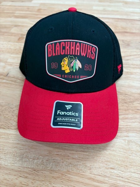 Chicago Blackhawks Black Men's One Size Fits All  Hat (New)