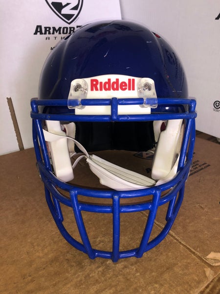 USED RIDDELL SPEED ADULT HELMET - LARGE - ROYAL BLUE METALLIC