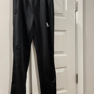 Adidas Pants Boys  Large Black Climacool Training Drawstring Waist Ankle Zip