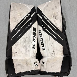 White 31" Intermediate Bauer Vapor 3X Goalie Leg Pads