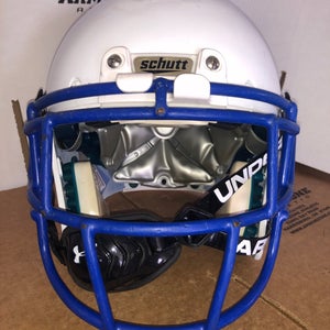 USED SCHUTT XP PRO ADULT FOOTBALL HELMET - LARGE - WHITE
