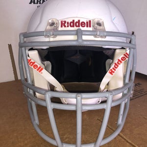 USED RIDDELL SPEED ADULT HELMET - MEDIUM - METALLIC WHITE - REJECT